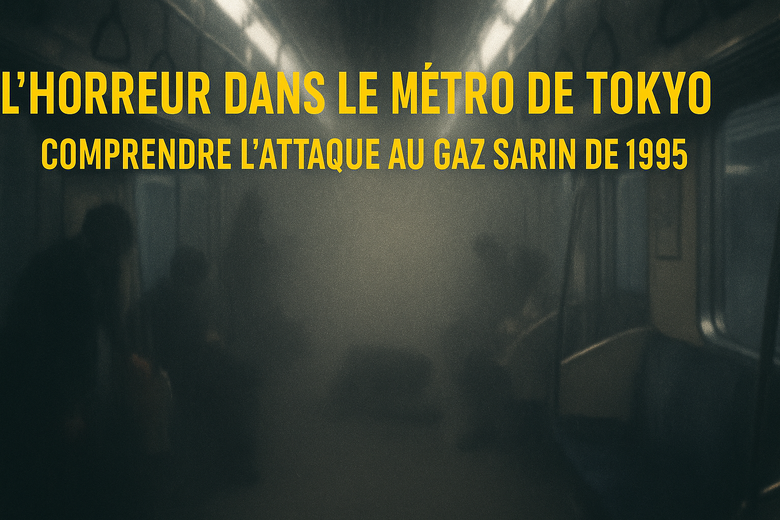 Tokyo, 1995 : L’attaque au gaz sarin dans le métro