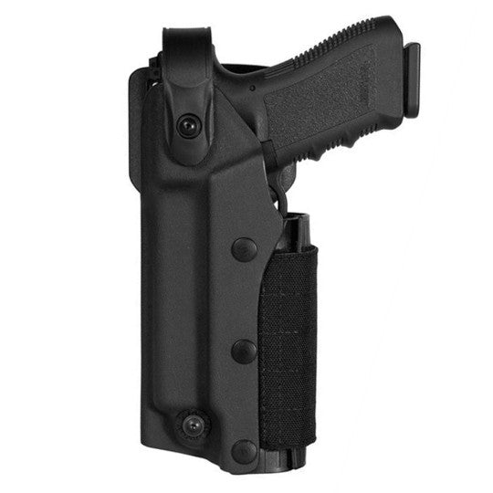 Holster Zoom VKZ804 noir pour GLOCK 17/18/19/22/23 avec lampe/laser