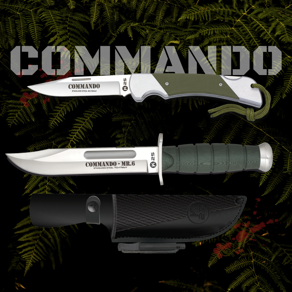 COMMANDO PACK - Duo de couteaux tactique