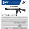 Colt M4 Harvest AEG Black Full metal 1.2 J /C4 - PhilTeam