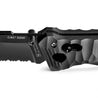 Couteau de poche Cac® S200 serration PA6 noir - PhilTeam