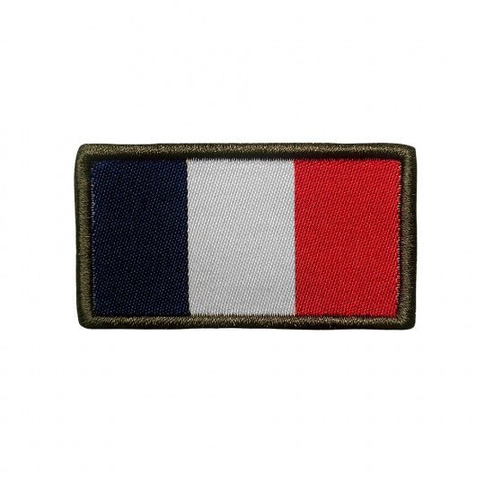 Patch drapeau français haute visibilité brodé sur tissu - PhilTeam
